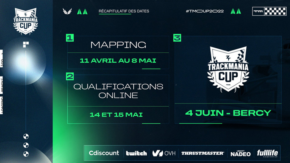 Dates Trackmania Cup 2022, quand ont lieu les qualifications et la finale à Bercy pour la TM Cup ?