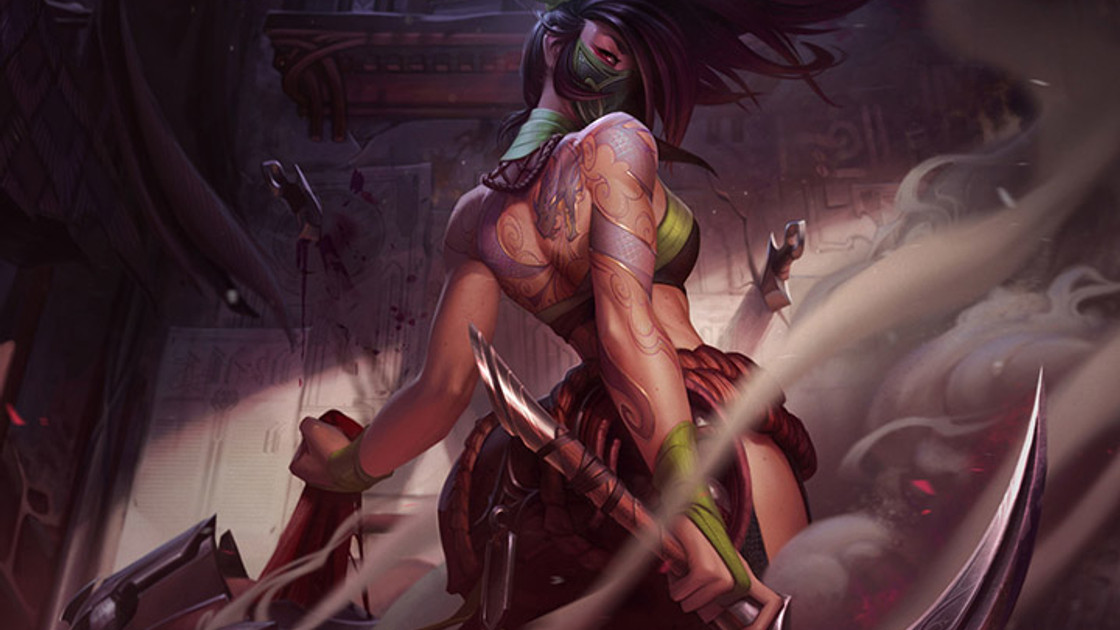 Patch LoL 8.22 : Nerfs d'Akali