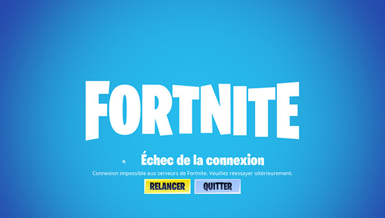 Fortnite est down ?