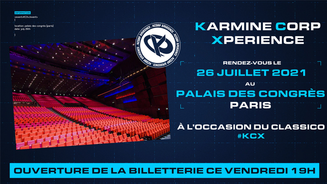 Karmine Corp au Palais des Congrès à Paris, date et infos