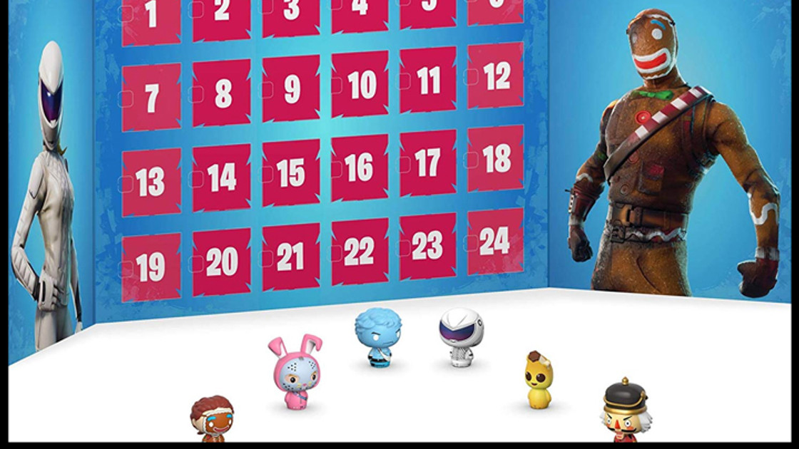 Fortnite : Calendrier de l'avent pour Noël, figurines, cadeaux