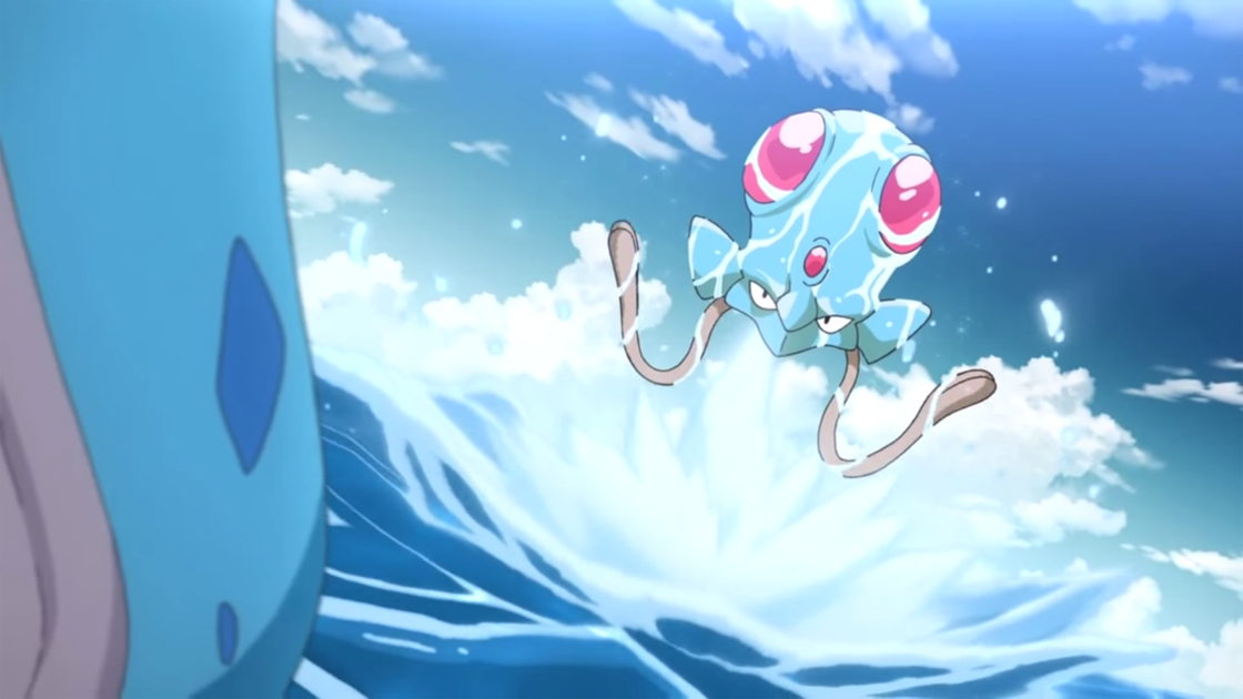 Tentacool et Tentacool shiny dans les Heures de Pokémon Vedette de septembre sur Pokémon GO