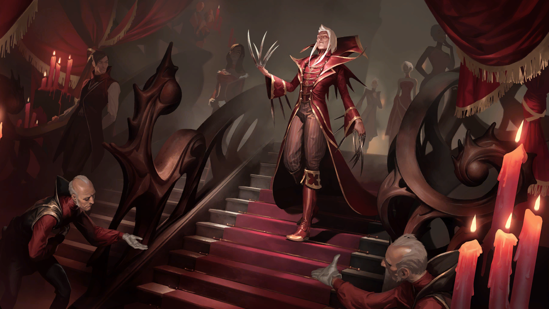 Vladimir sur Legends of Runeterra, infos sur le champion de LoR - Carte de Noxus