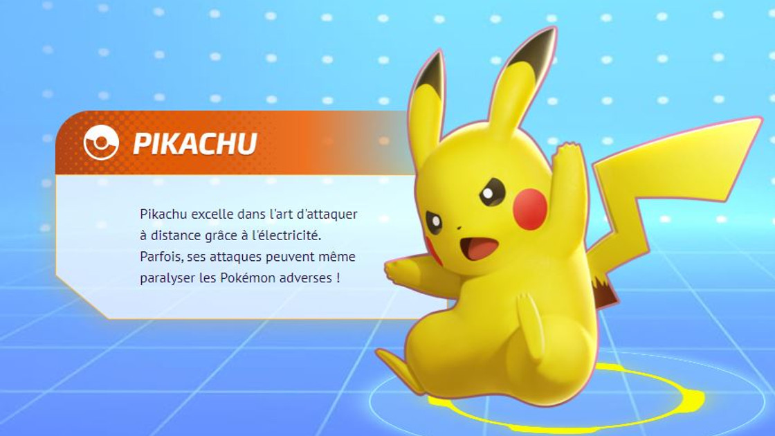 Pikachu Pokemon Unite, meilleurs build, moves et objets