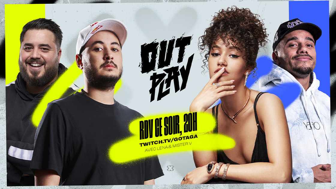 Lena Situation et Mister V dans Out Play avec Gotaga