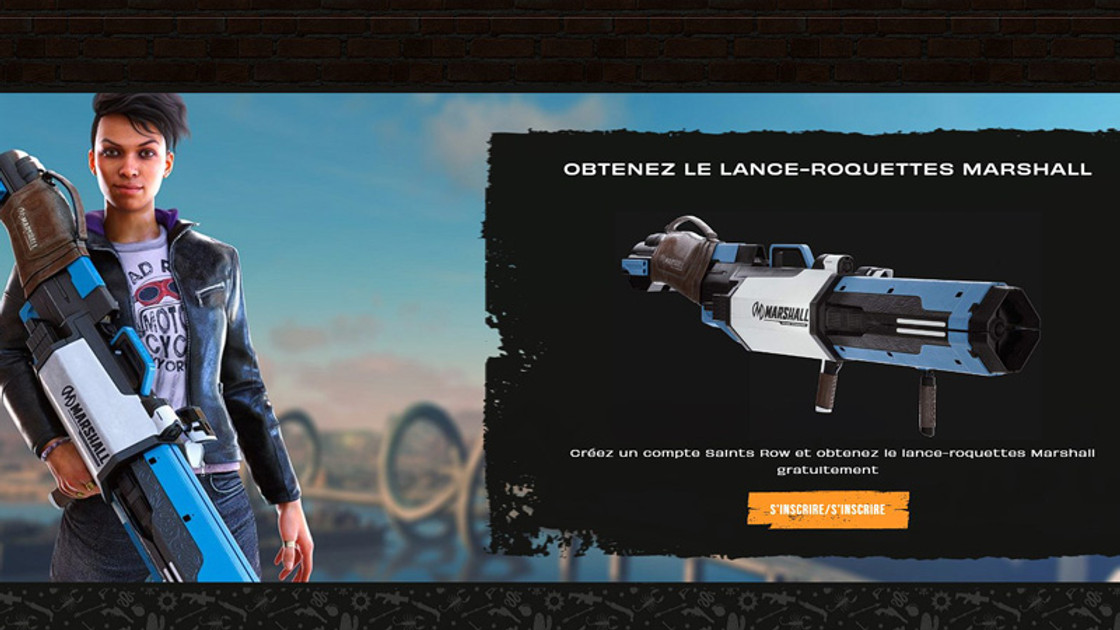 Lance roquettes gratuit Saints Row, comment l'avoir ?