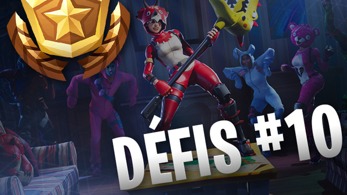 Défis semaine 10 Fortnite, passe de combat saison 4