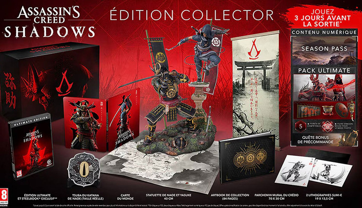 L'édition collector d'Assassin's Creed Shadow : prix, précommande et contenu