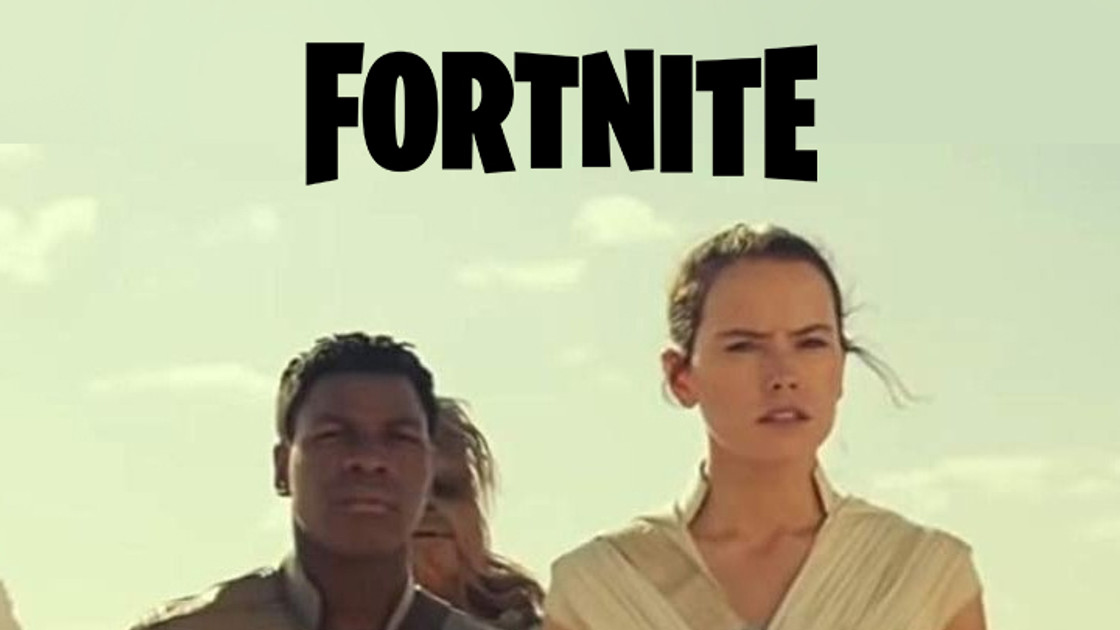 Fortnite Star Wars : Rey et Finn pendant l'événement Galileo