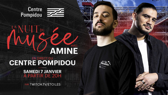Étoile accompagnée d'Amine au Centre Pompidou