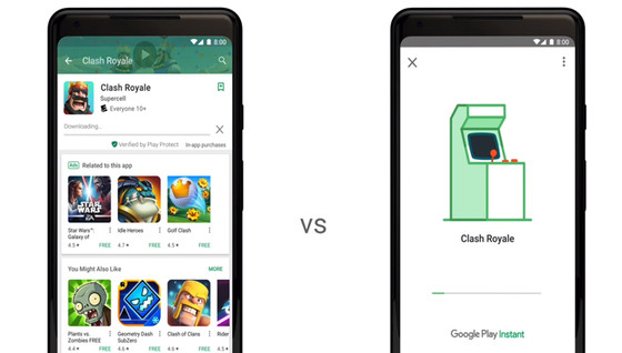 Clash Royale sur Google Play Instant