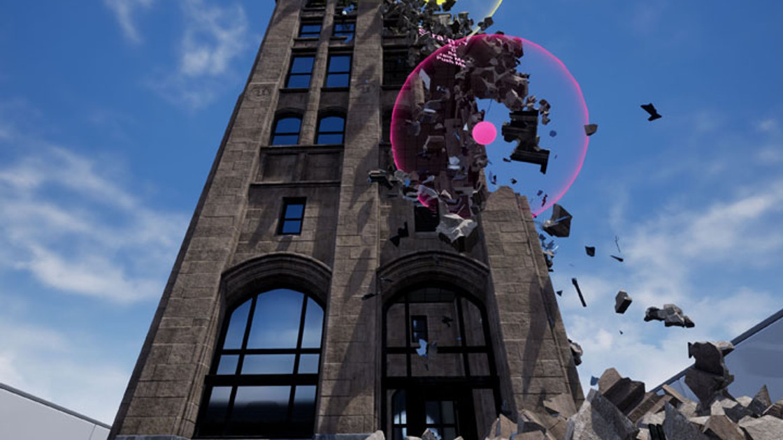 Fortnite : Chaos de l'Unreal Engine, le nouveau moteur physique feraient exploser les constructions à la 11.50