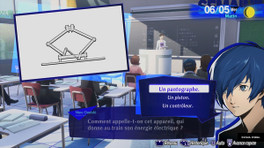 Pantographe dans Persona 3 Reload : quelles sont les bonnes réponses au cours et à l'examen ?