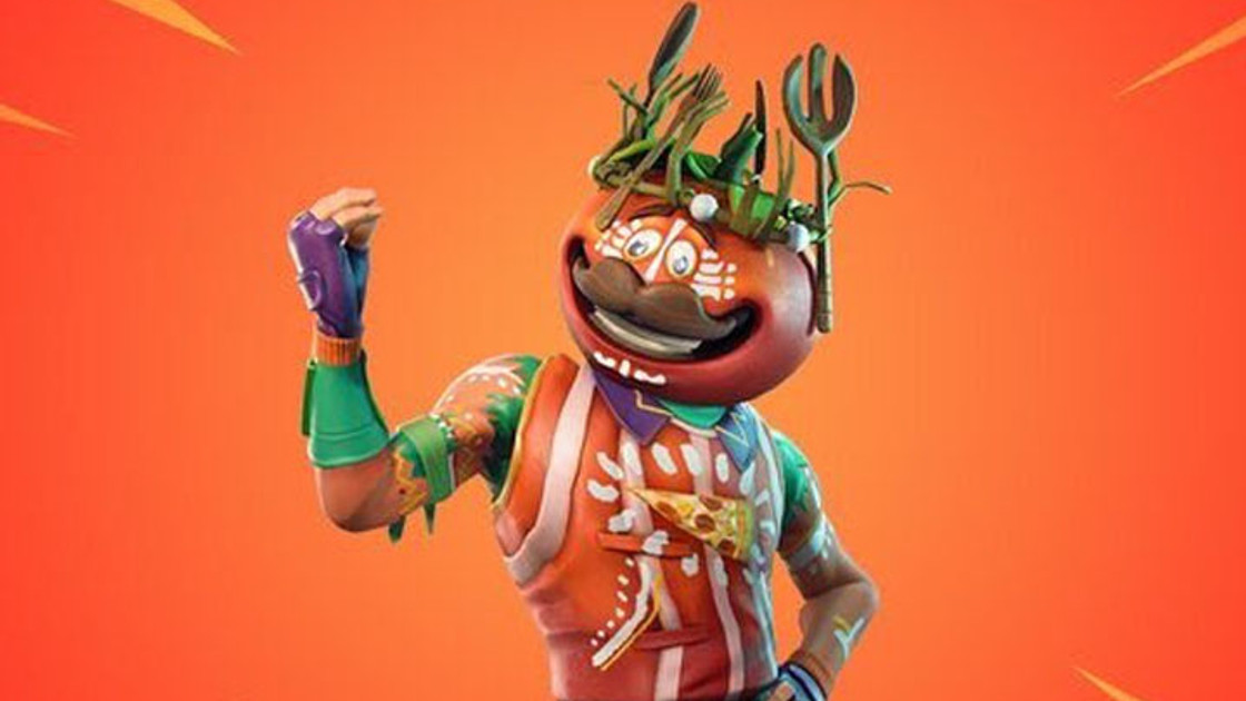 Fortnite : Monsieur tomate, skin évolutif et défis