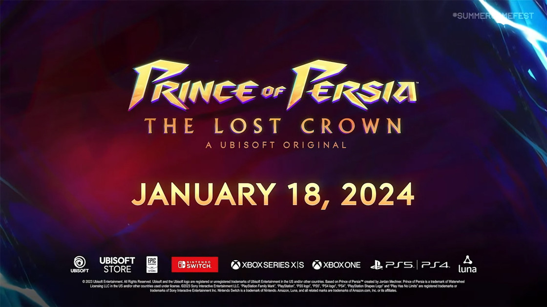 Prince of Persia The Lost Crown, un nouveau jeu annoncé avec une date de sortie !