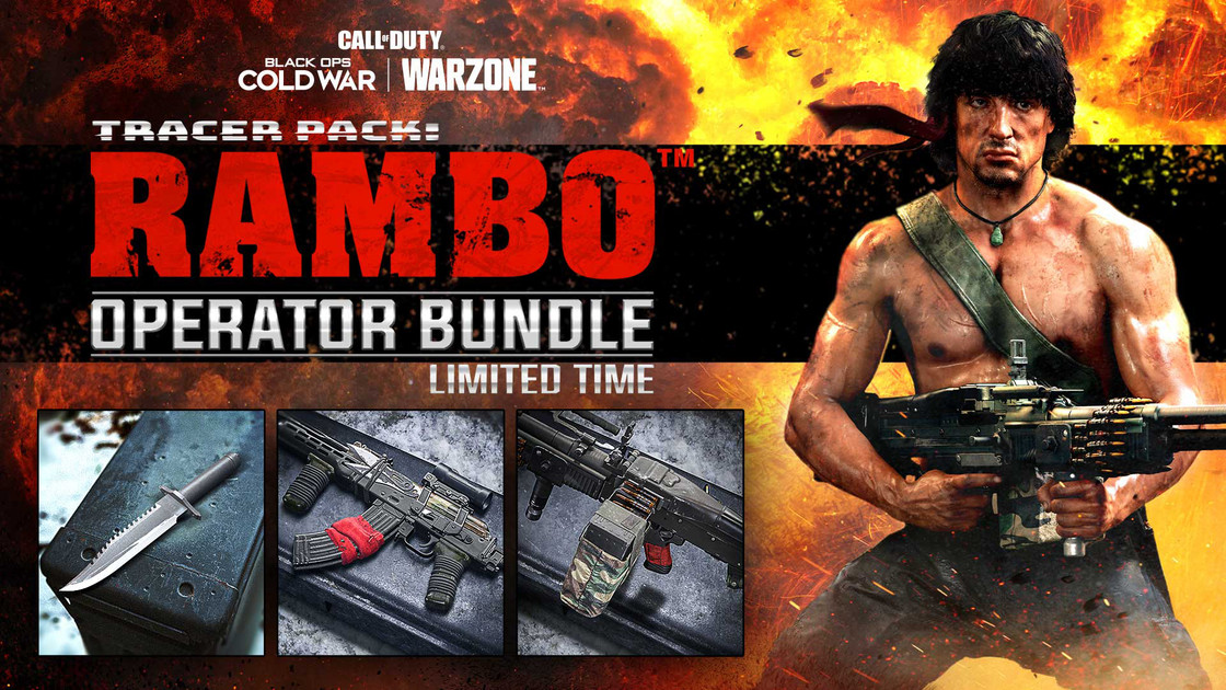 Pack Rambo Warzone Call of Duty, comment l'obtenir ?