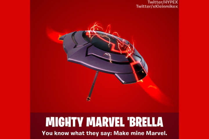 Le parapluie du top 1 est signé Marvel