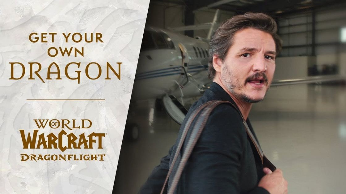 Nouvelle publicité avec Pedro Pascal et David Harbour pour la sortie de WoW Dragonflight