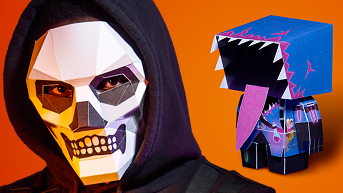 fn.gg/cosplay, comment fabriquer son masque Fortnite pour Halloween ?