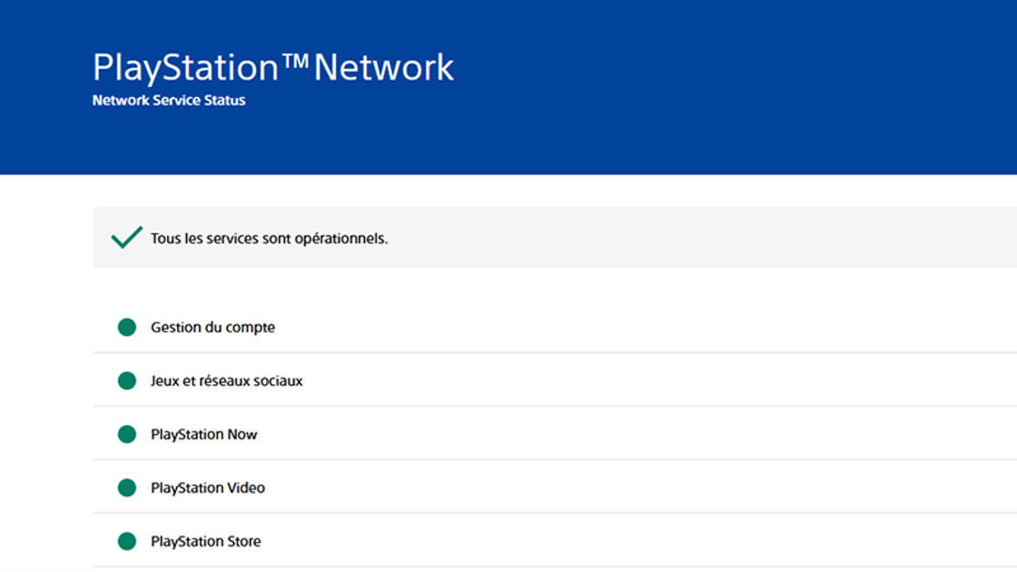 Maintenance PSN, comment connaître l'état des serveurs du PlayStation Network ?