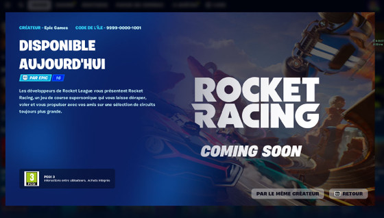 Rocket Racing Fortnite, comment jouer au nouveau mode de jeu ?