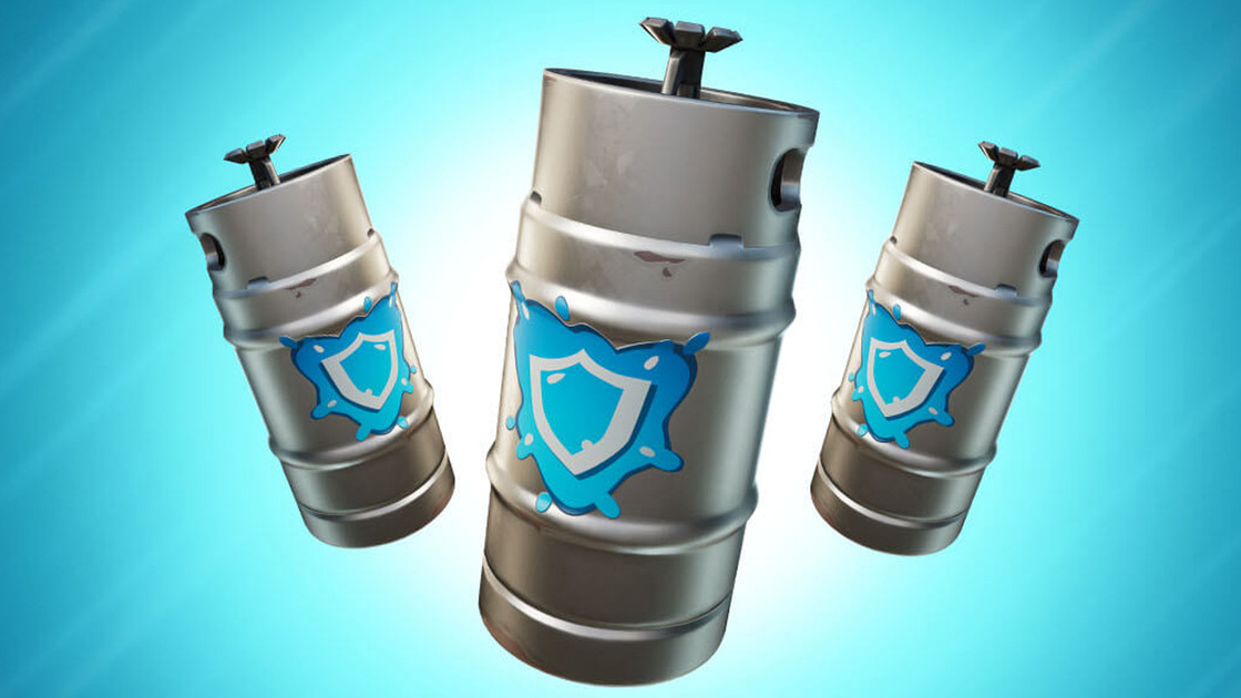 Baril de bouclier sur Fortnite, nouvel objet au 19.01