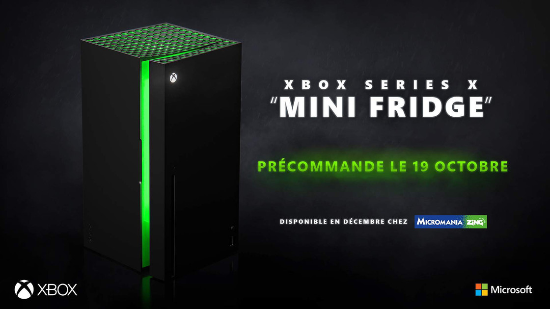 Où précommander le frigo Xbox ?