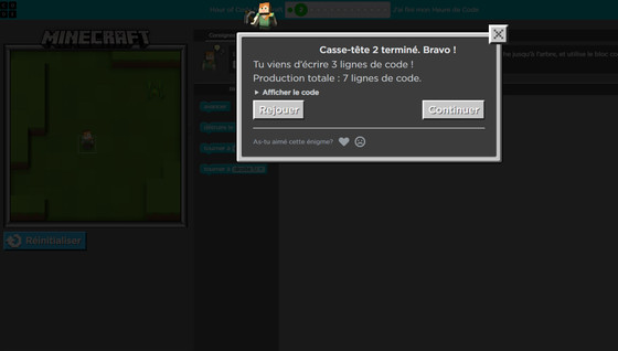 Comment jouer à Minecraft Heure de code ?