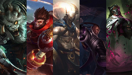 Tier list des meilleurs champions du patch 12.7