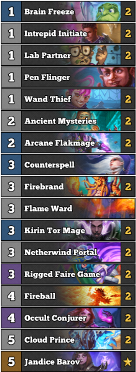 decklist-mage-secret-hs -hearthstone-folle journée à sombrelune