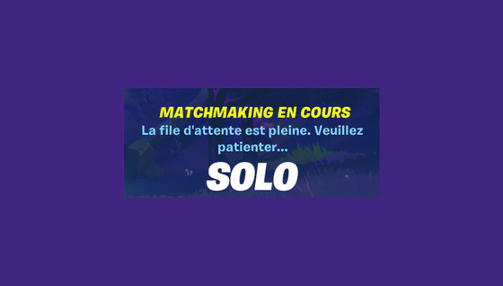 Que faire si la file d'attente est pleine sur Fortnite ?