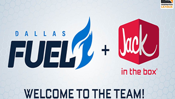 Le Dallas Fuel sponsorié par Jack in the Box
