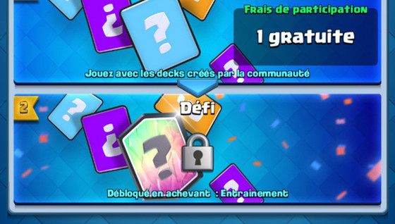 Double défi deck Reddit ce week-end