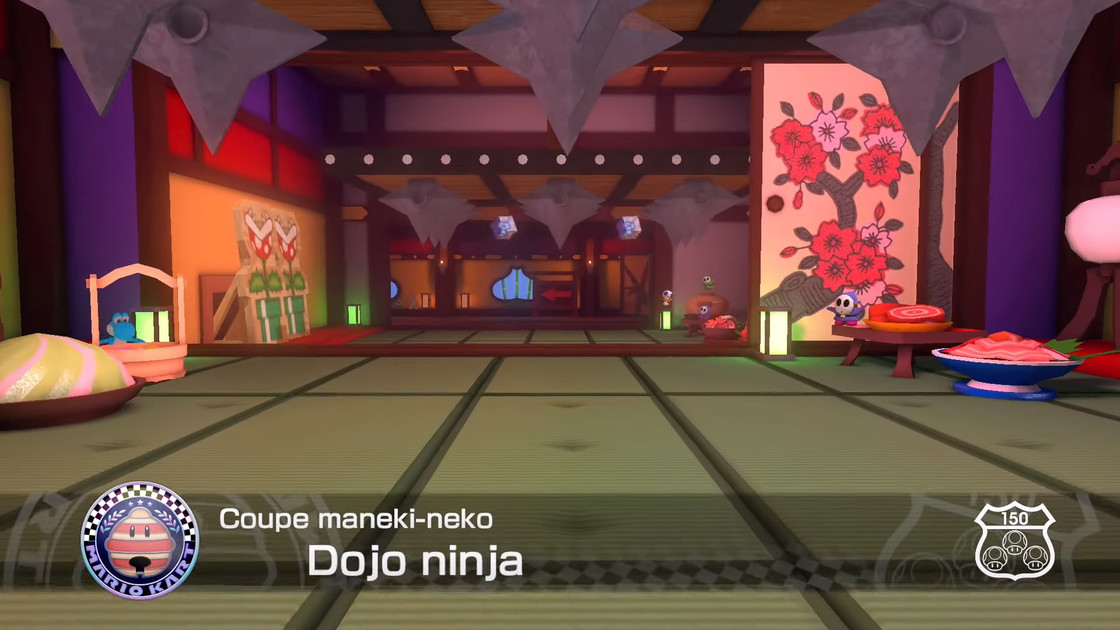 Raccourcis Dojo Ninja Mario Kart 8 Deluxe, tous les short-cut du circuit