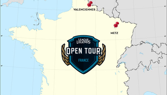Metz, Valenciennes et Marseille pour l'Open Tour