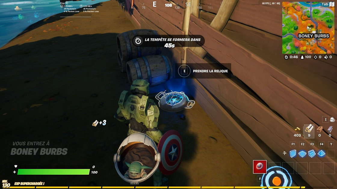 Reliques Tarana Fortnite, où les trouver pour les défis en saison 6 ?