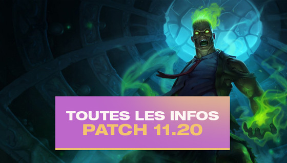 Tous les changements du patch 11.20