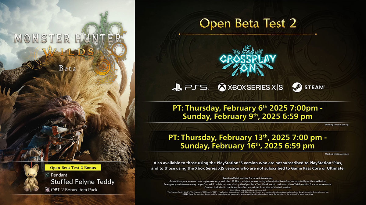 Monster Hunter Wilds : une nouvelle phase bêta pour février 2025
