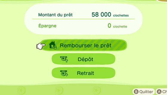 Comment rembourser votre emprunt à Tom Nook ?