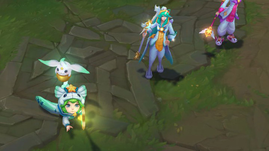 LoL : Skins Pyjama Gardien des étoiles pour Ezreal, Lulu, Lux, Miss Fortune et Soraka