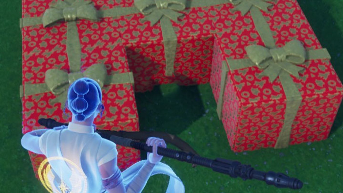 Fortnite : Utiliser des cadeaux, défis hivernaux