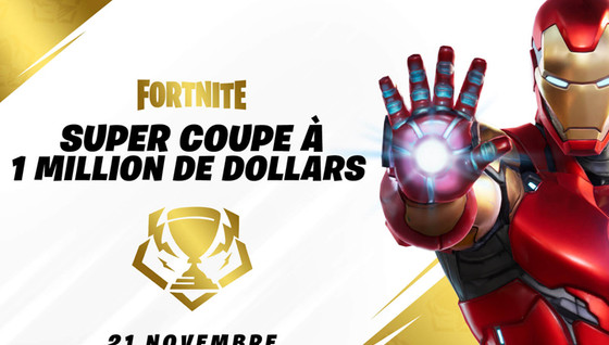 Une Super cup à 1 million de dollars va avoir lieu sur Fortnite !