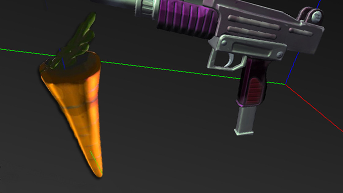 Fortnite : Une carotte et un nouveau pistolet-mitrailleur trouvés dans les fichiers du jeu - Patch 7.10