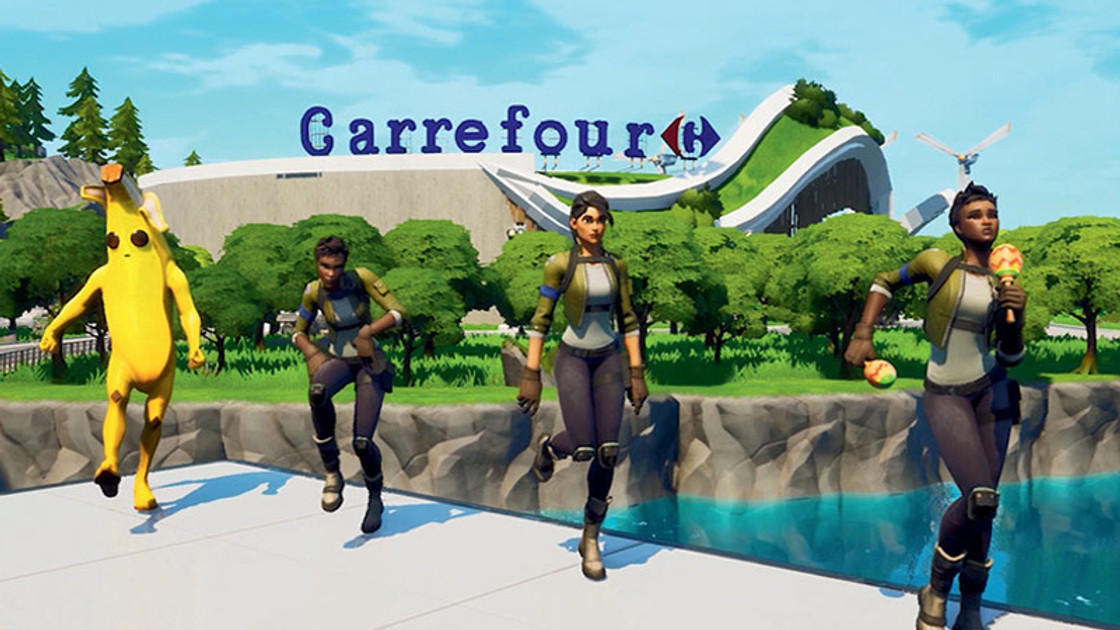 Code map Carrefour Teeqzy sur Fortnite, comment y accéder ?