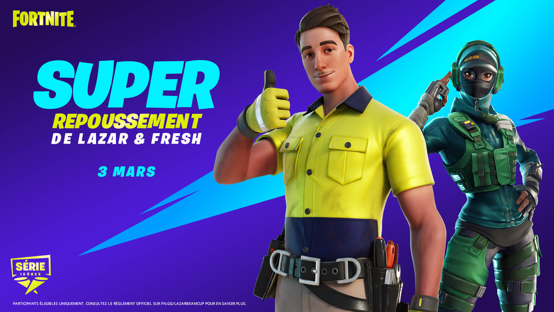 Coupe Lazarbeam, comment participer et gagner le skin sur Fortnite ?