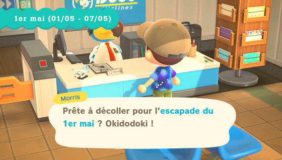 La fête du 1er mai sur Animal Crossing New Horizons