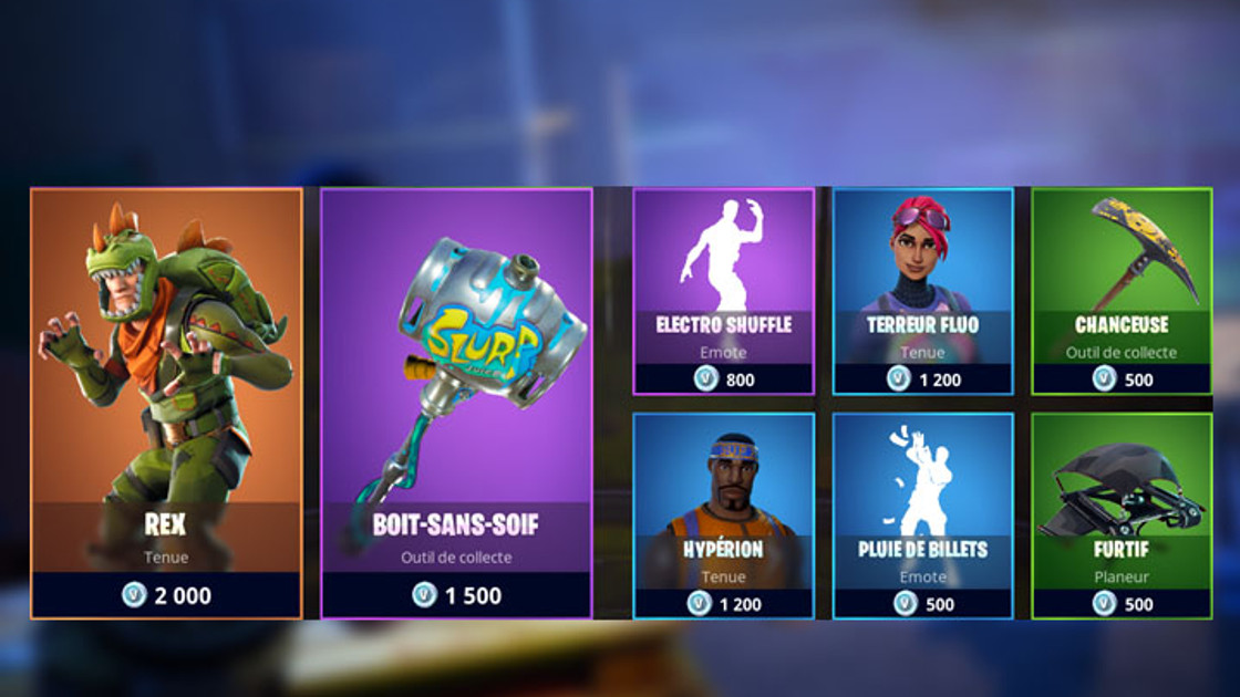 Boutique Fortnite 28 mars