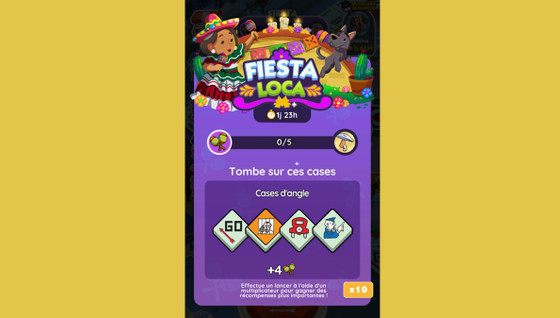 Fiesta Loca Monopoly GO, paliers, récompenses et durée pour l'événement de mai 2024