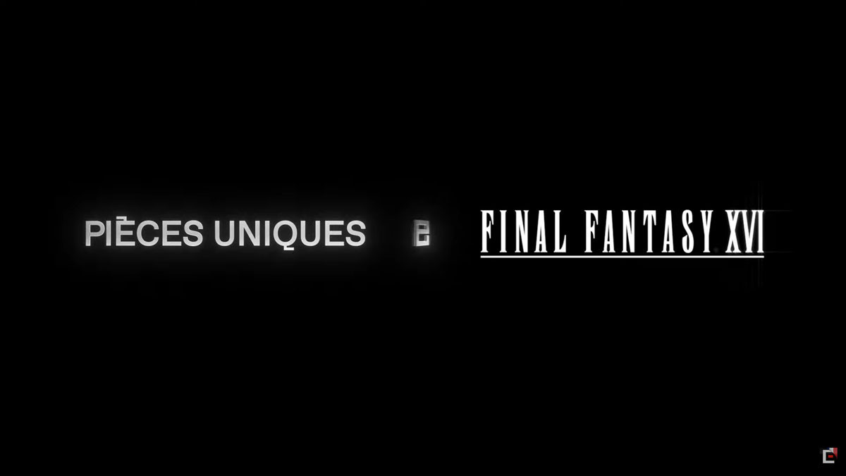 FF16 : Pièce Unique dévoile une collection exclusive « Artefact Primordial » avec Final Fantasy 16 pour la Fashion Week de Paris