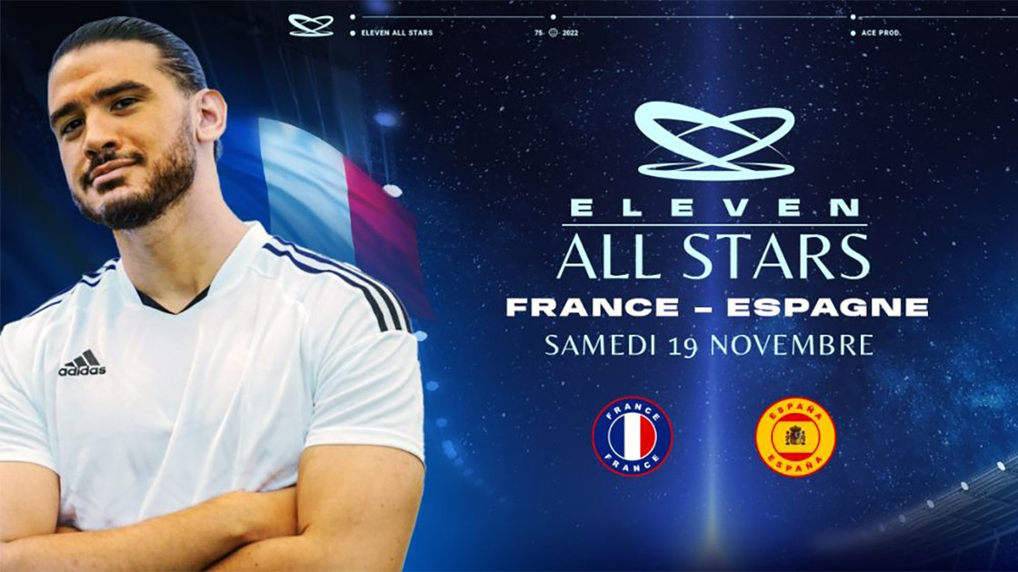 Le record de viewers de Twitch français battu lors du Eleven-All-Stars, le match France - Espagne d'Amine